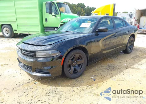 2017 Dodge Charger Police Rwd из США, поврежденный, VIN 2C3CDXAT5HH602990